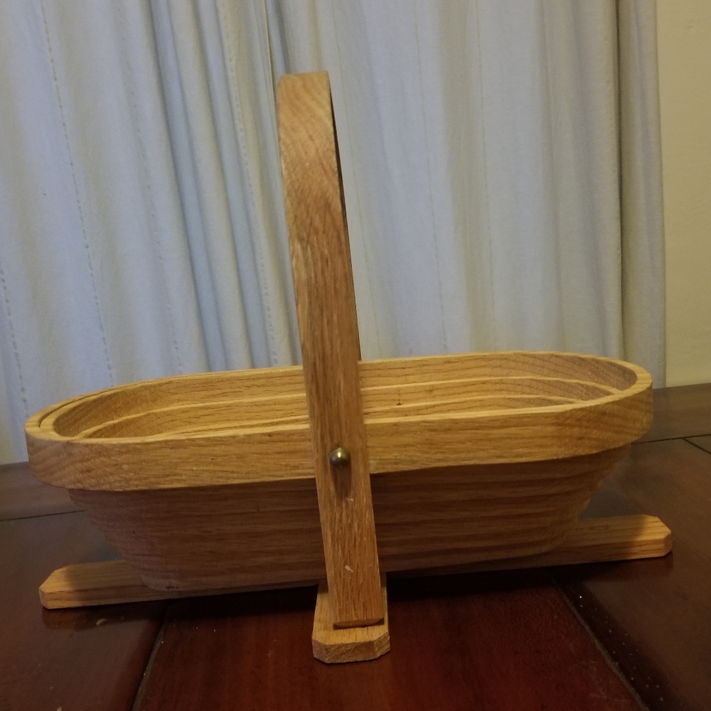 Collapsible Wooden Basket